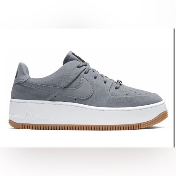 Nike Shoes - Nike Air Force 1 Sage Low Cool Grey